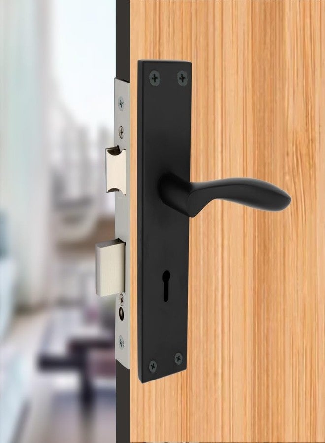 Harrison Door Locks for Main Door, Door Lock for Bedroom, Mortise Door Lock Set, Mortise Door Handle, Door Locks Handlesets with 3 Key | Black Finish | 22600 | for Office/Hotel/Home - Image 1